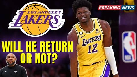 nba breaking news today lakers